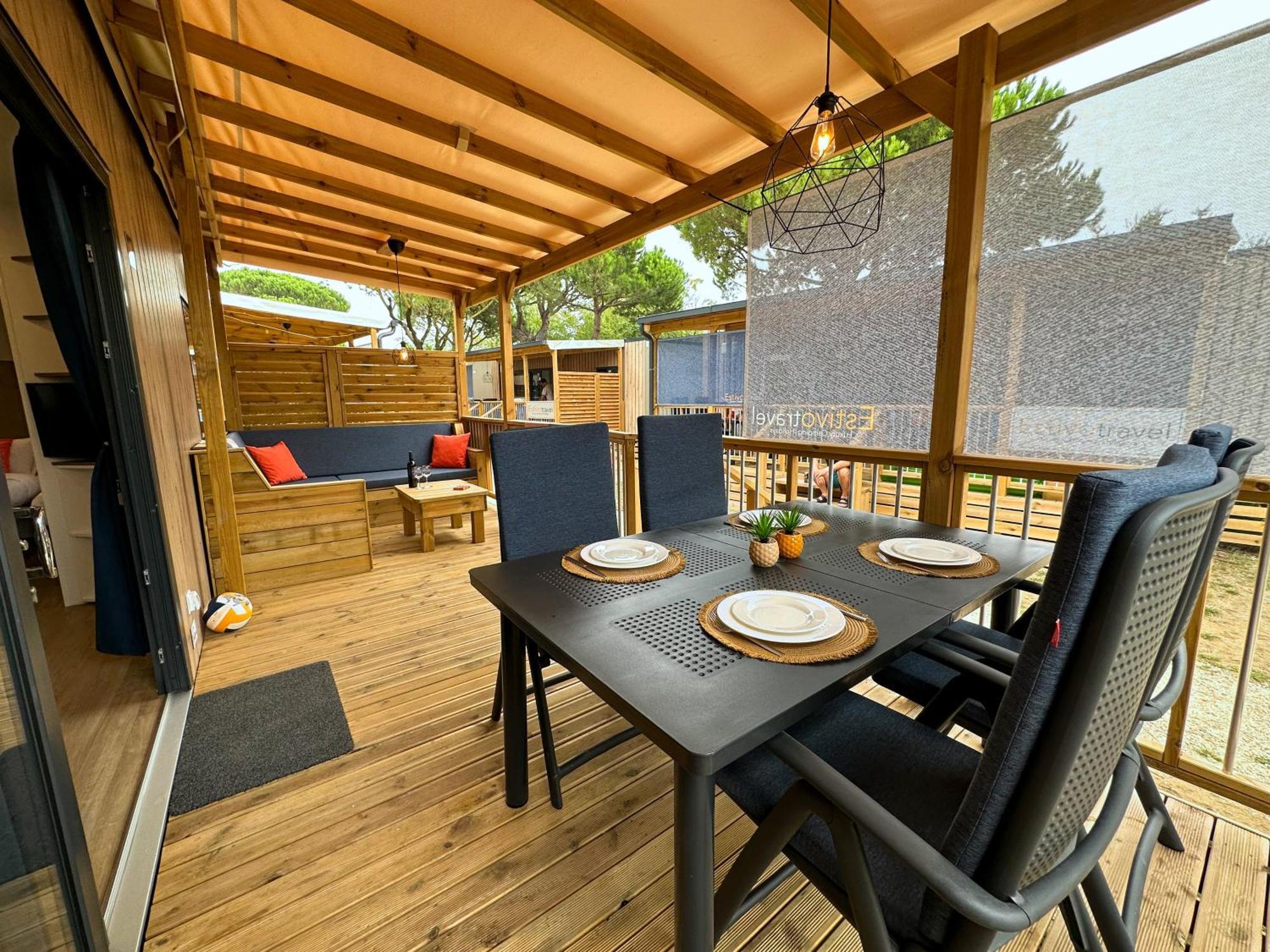 Estivo Premium Deluxe Mobile Homes On Camping Malibu Beach Lido di Jesolo Eksteriør bilde